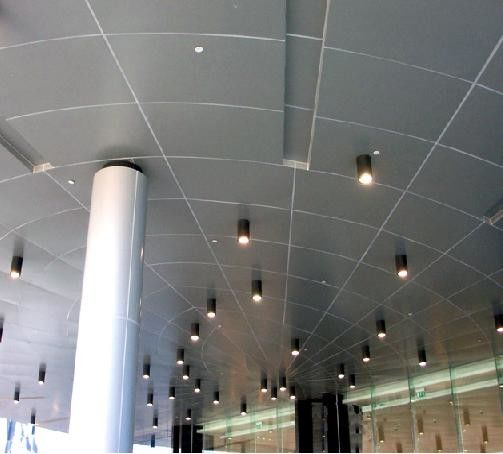 panneaux de plafond en aluminium de 1500mm x de 6000mm, panneaux légers de Honecomb d'isolation chaude 