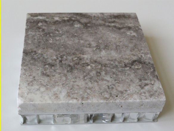 Largeur évaluée d'AHP de marbre de nid d'abeilles du feu composé en aluminium en pierre A1 1220mm de panneau